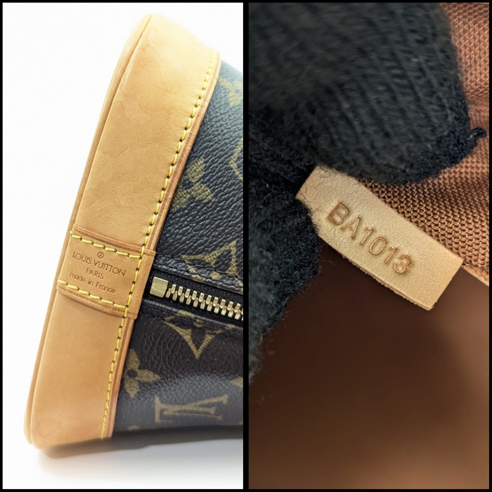 Louis Vuitton Monogram Canvas Satchel with Tan Leather Handles - Picture 13 of 13